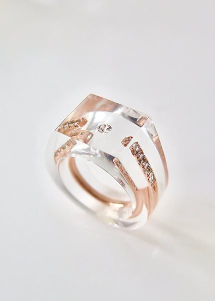 Rose Gold Bar Ring