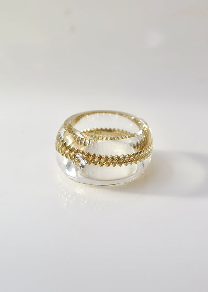 Herringbone Ring