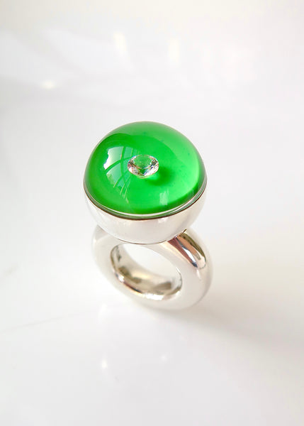 Green Ball Ring