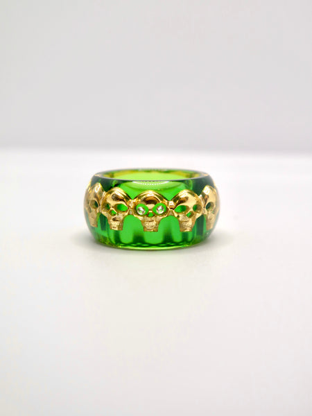 Green Skull Ring