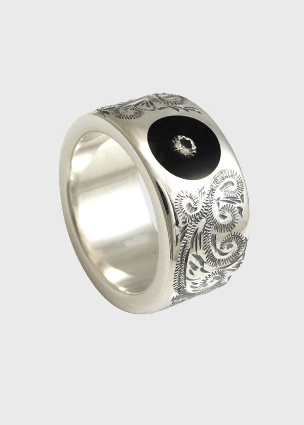 Round Engraved Ring